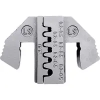 Toolcraft TO-9627240 Krimpinzetstuk Fastin-Faston 2.8 , ST, JPT 2.8K contact, JT 2.8 , Positieve vergrendeling 6.3 contact, MCP contact (SWS) 0.2 tot 0.5 mm²