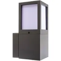 Deko-light Facado II 731157 Wandopbouwarmatuur E27 20 W Donkergrijs