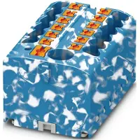 Phoenix Contact 1091672 Verdeelblok Push-In-klem Blauw-wit 8 stuk(s)