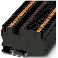 Phoenix Contact 1088500 Zekering-serieklem Push-In-klem Zwart 25 stuk(s) Piece