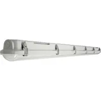 Deko-light vochtbestendige LED lamp Tri Proof, lengte 151 cm, 30 W, 4.000 K Proof, alu / grijs / zink, Kunststof