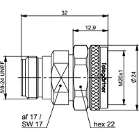 Telegärtner 100024190 100024190 N-adapter - 1 stuk(s)