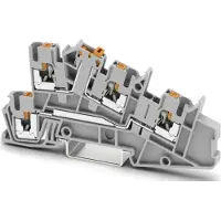 Phoenix Contact 3213958 Installatie-etageklem Push-In-klem Grijs 50 stuk(s) Piece
