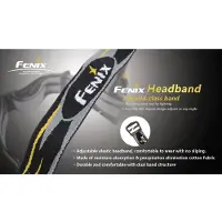 Fenix Light FENHeadband Hoofdband Alle zaklamp met een Ø 18 - 23 mm
