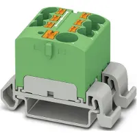 Phoenix Contact 3273732 Verdeelblok Push-In-klem Groen 8 stuk(s)