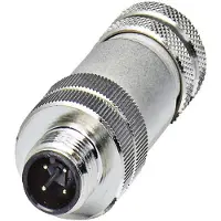 Phoenix Contact 1501540 Sensor/actuator connector, niet geassembleerd M12 Aantal polen (sensoren): 4 Stekker, recht 1 stuk(s)