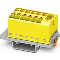 Phoenix Contact 3273620 Verdeelblok Push-In-klem Geel 8 stuk(s)