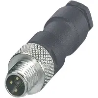 Phoenix Contact Phoenix 1501252 SACC-M 8MS-3CON-M-SW: M8-connector, rechte uitvoering, 3-polig