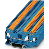 Phoenix Contact 3205051 Doorgangsklem Snelaansluiting Blauw 50 stuk(s)