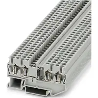 Phoenix Contact 3002214 Componentenserieklem Trekveeraansluiting Grijs 50 stuk(s)