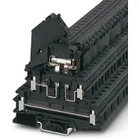 Phoenix Contact 3007204 Zekering-serieklem 8.2 mm Schroeven Zwart 50 stuk(s) Piece