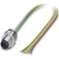 Phoenix Contact 1513787 Sensor/actuator inbouwconnector M12 Aantal polen (sensoren): 8 Stekker, inbouw 0.50 m 1 stuk(s)