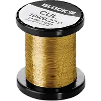 Block Koperdraad gelakt Buitendiameter (excl. isolatielak): 0.75 mm 25 m 0.10 kg