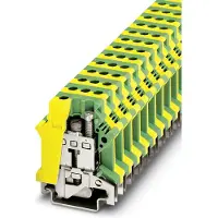Phoenix Contact 0443023 Aardklem 3-etages 12.2 mm Schroeven Groen, Geel 50 stuk(s) Piece