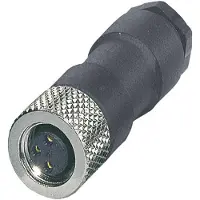 Phoenix Contact Phoenix 1506888 SACC-M 8FS-3CON-M-SW: M8-connector, rechte uitvoering, 3-polig, female