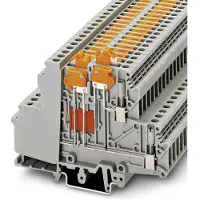 Phoenix Contact 3101087 Doorgangsserieklem 6.2 mm Schroeven Grijs 50 stuk(s) Piece