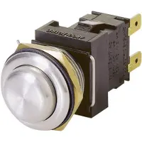 BULGIN Arcolectric (Ltd.) H8351RPAAA H8351RPAAA Vandalismebestendige druktoets 250 V/AC 16 A 2x uit/(aan) Moment IP66 1 stuk(s)
