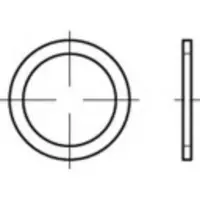Toolcraft TO-5454492 Afdichtring 45 mm DIN 7603 Koper 50 stuk(s)