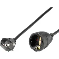 Vivanco Schuko-verlengsnoer M-v 10 M Zwart Verlengkabel