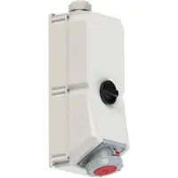 Pce 9755100 CEE-wandcontactdoos 125 A 5-polig 400 V 1 stuk(s)