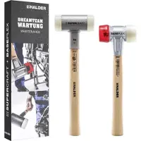 HALDER Aktionsbox Dreamteam 3366s001 Hamerset Terugslagvrij 1100 g 130 mm 2 stuk(s)