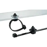 Hellermanntyton 150-31097 T30LFT6LG-PA66HS/PA66HIRHS-BK Kabelbinder 200 mm 3.50 mm Zwart Met spreidanker 500 stuk(s)