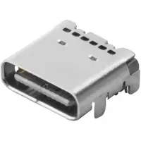 Weidmuller USB3.1C S1H DN1 RL 2987560000 Connectoren voor printplaten USB-bus, type C, USB 3.1, 10 Gbit/s, SMD-soldeeraansluiting, rol Printbus, recht 1050
