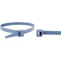 WKK 150226671 Kabelbinder 370 mm 4.80 mm Blauw Detecteerbaar 100 stuk(s)