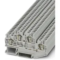 Phoenix CONTACT Dubbele veercontactklem STTB 4, grijs, 50 stuks (3031429)