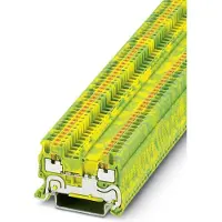 Phoenix Contact 3208139 Aardklem 3-etages 3.5 mm Snelaansluiting Groen, Geel 50 stuk(s) Piece