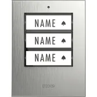 M-E Modern-Electronics 41413 Zender voor Draadloze deurbel Verlicht, Met naambord