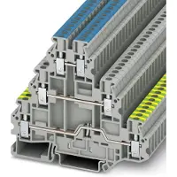 Phoenix Contact 3214291 Aardklem 3-etages 5.2 mm Schroeven Grijs 50 stuk(s) Piece