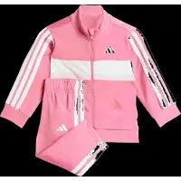 Adidas Seasonal Essentials Tiberio 3 Stripes Tricot Tracksuit Roze 9-12 Months Kinderen