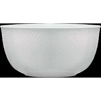 Lyngby Porcelæn Rhombe serveerschaal Ø22 cm wit