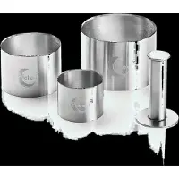 Plate-It Garneerringen met pusher 4-delige set