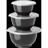 Mepal Mengkommen Set Margrethe Mini Carbon Black (Set van 3)