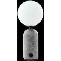 Globen Lighting Tafellampe , Torrano, dimbare, Grijs, Woonkamer, Steen, Designer