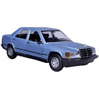 Bburago Mercedes 190E 1987, blau 1:24 Auto