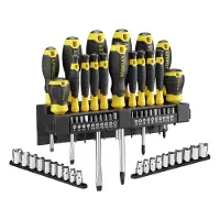 Stanley Schroevendraaierset CushionGrip 57-delig - STHT0-62143