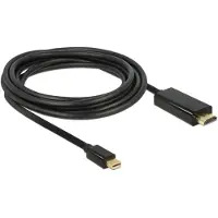 DeLOCK 83698 DisplayPort-kabel HDMI / Mini-displayport Aansluitkabel Mini DisplayPort-stekker, HDMI-A-stekker 1 m Zwart Vergulde steekcontacten, Afgeschermd