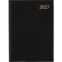 Aurora Concerto Florence groepspraktijkagenda met kwartierindeling 2027 zwart (1 dag per 2 pagina's) 6-talig