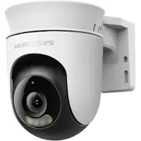 Mercusys MC510, IP-beveiligingscamera, geschikt voor binnen- en buitengebruik, met bekabelde en draadloze opties, voor montage aan het plafond, wit, domecamera