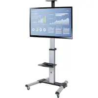 Speaka Professional PREM-LINE XL FS10S-46T TV-wagen 94,0 cm (37) - 177,8 cm (70) Kantelbaar, Roteerbaar, In hoogte verstelbaar