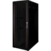 Roline 19-inch netwerkkast Pro 42 U, 800x1200 BxD Glazen deur zwart