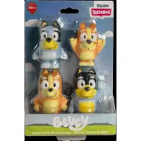 Toomies Bluey badspeelgoed squirter 4-pack multicolor voor kinderen.