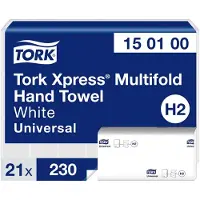Tork 150100 Papieren handdoeken Wit 21 stuk(s)