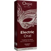 Orgie Electric Oral - tintelend lipgloss - aardbei (10 ml)
