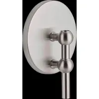 STOFF Nagel kandelaar wand Geborsteld chroom