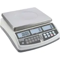 Kern CPB 15K0.2N CPB 15K0.2N Telweegschaal Weegbereik (max.) 15 kg Resolutie 0.2 g werkt op stekkernetvoeding Zilver