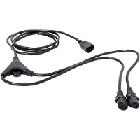 Hawa 1008273 Apparaat (koud) Y-kabel Zwart 5.00 m